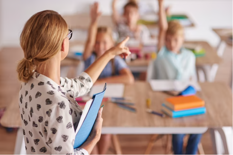 teacher in the classroom