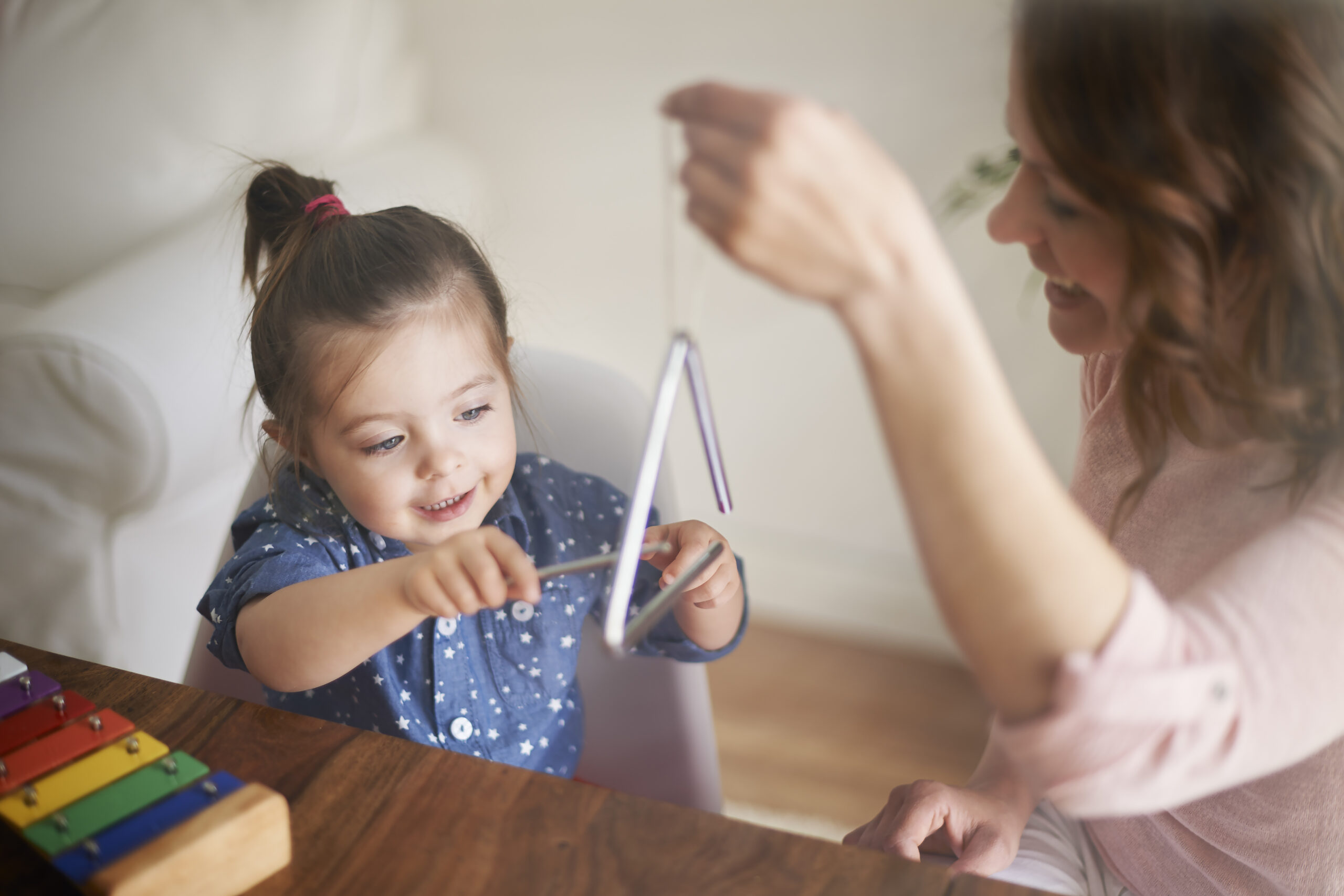 Mommy, this sound was clear!